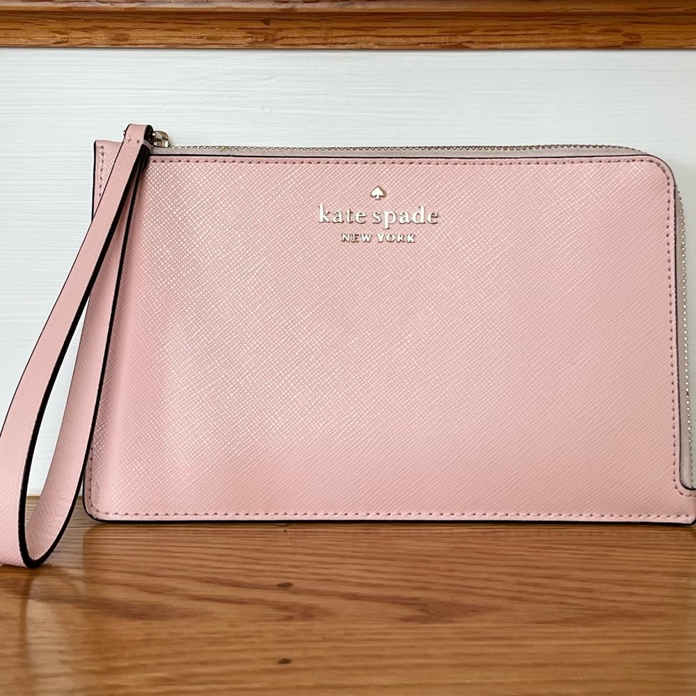 Kate Spade Pink Wristlet Clutch